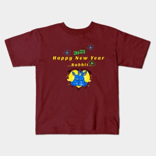 Happy new year rabbit Kids T-Shirt